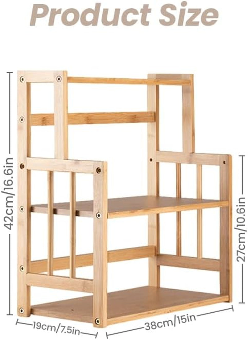 3-Tier Bamboo Spice Rack – Organize Your Kitchen in Style