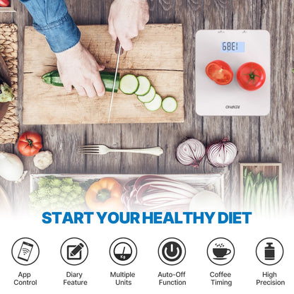 Smart Bluetooth Food Scale – Track Your Nutrition with Precision & Style