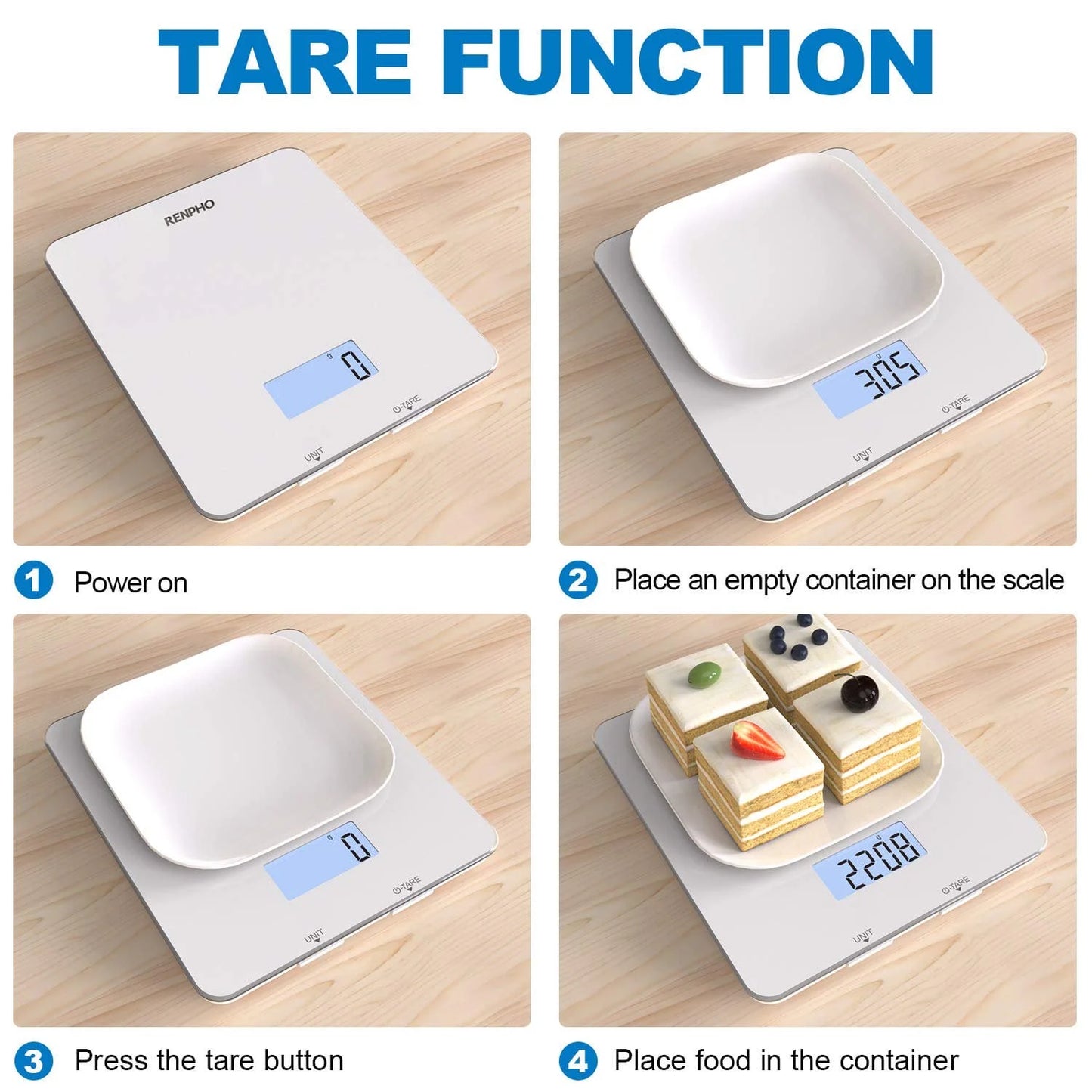 Smart Bluetooth Food Scale – Track Your Nutrition with Precision & Style