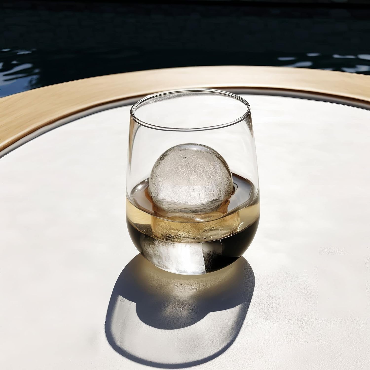 Ball Ice Cube Tray – Slow-Melting Whiskey Ice for the Perfect Sip