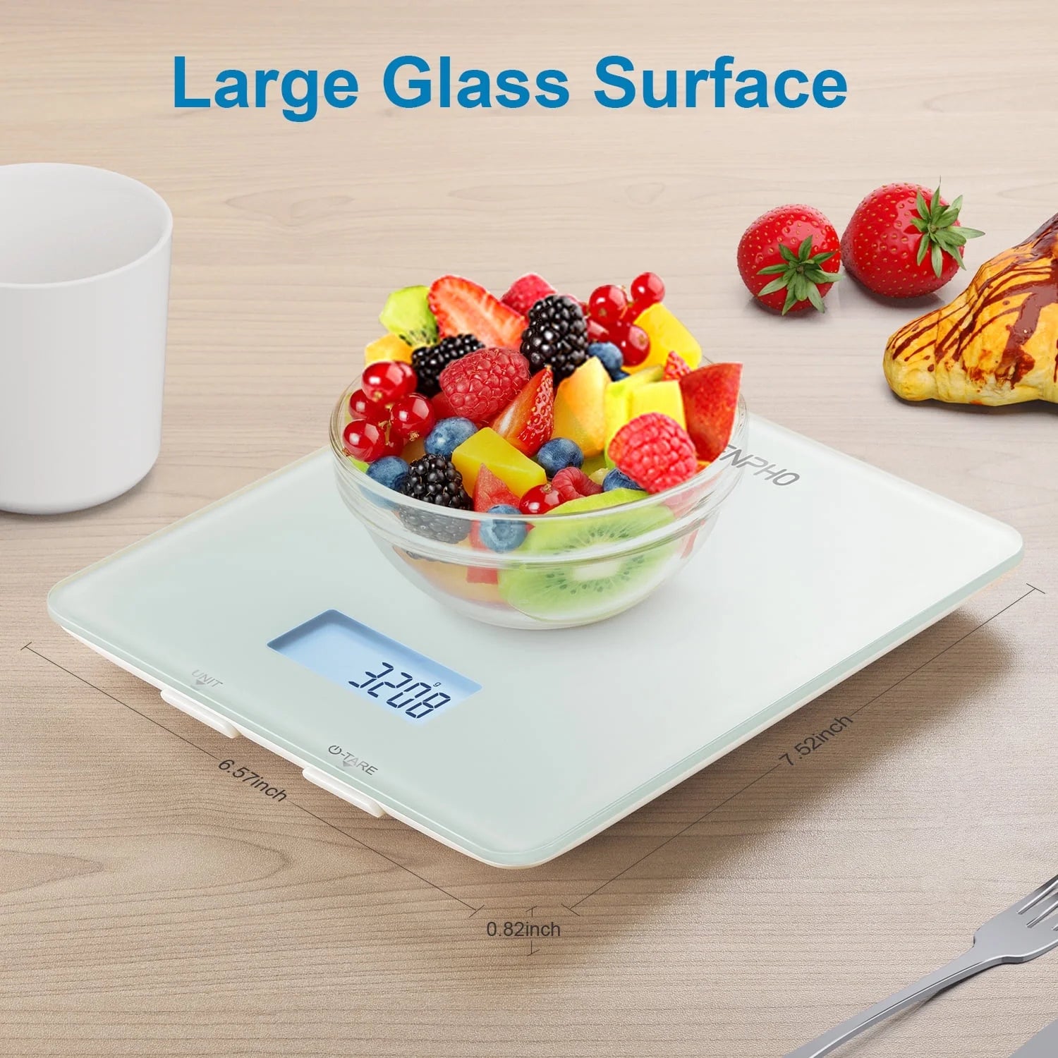 Smart Bluetooth Food Scale – Track Your Nutrition with Precision & Style