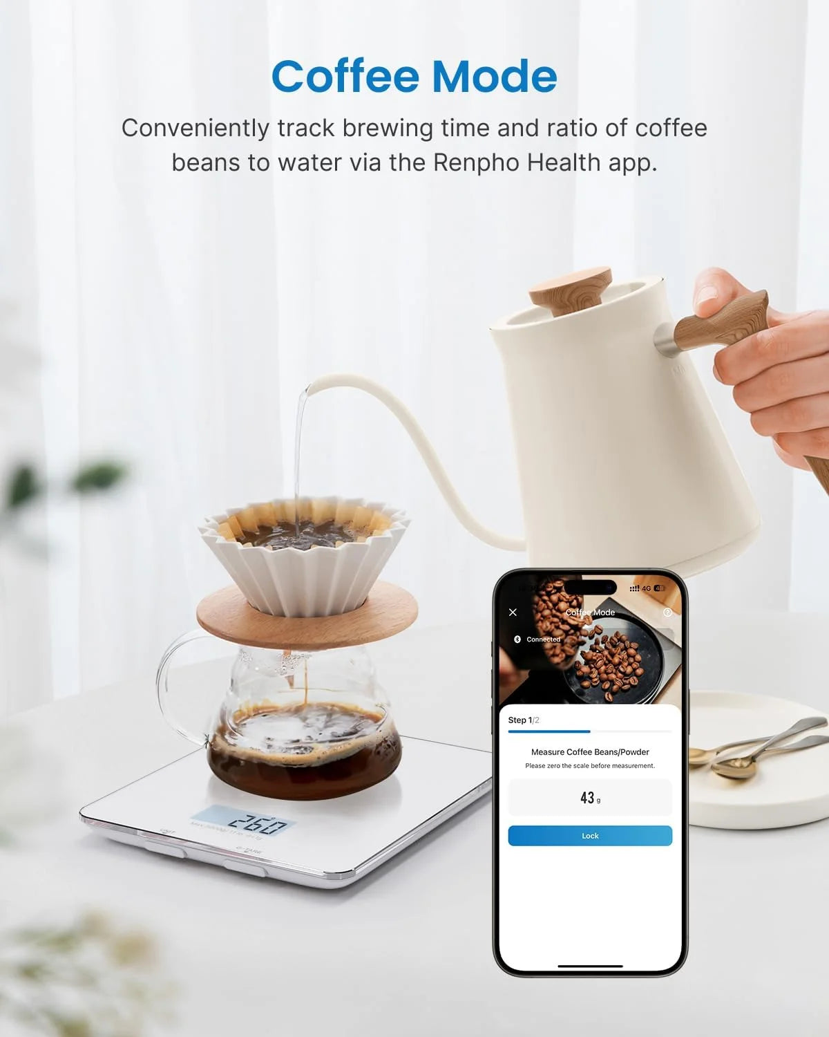 Smart Bluetooth Food Scale – Track Your Nutrition with Precision & Style